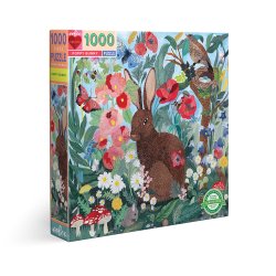 eeBoo - Puslespil 1000 brk - Poppy Bunny