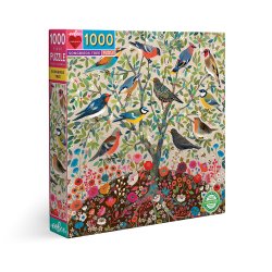 eeBoo - Puslespil 1000 brk - Songbirds Tree