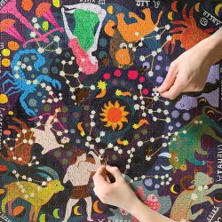 eeBoo - Puslespil 1000 brk - Zodiac