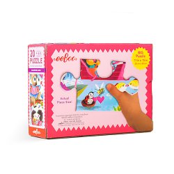 eeBoo - Puslespil 20 brk - LOVE