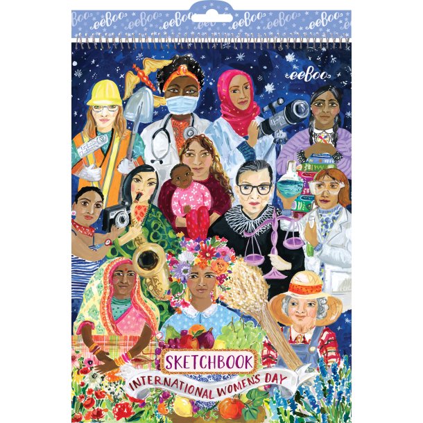 eeBoo - Skitseblok - International Women&#39;s Day