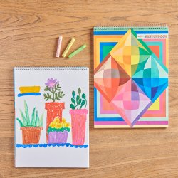 eeBoo - Skitseblok - Rainbow Colors