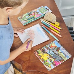 eeBoo - Skitseblok - Dinosaur