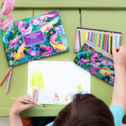 eeBoo - Akvarelpapir - Axolotl