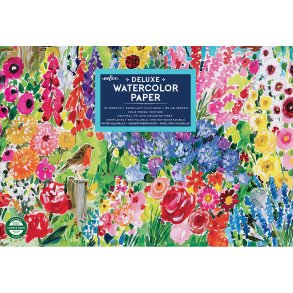 eeBoo - Akvarelpapir - Seaside Garden