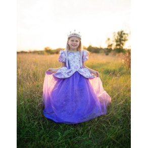 Great Pretenders - Udklædning - Rapunzel kjole- 5-6 år