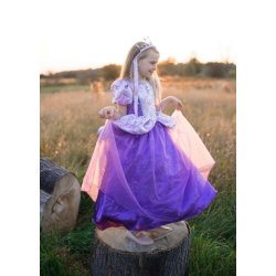 Great Pretenders - Udklædning - Rapunzel kjole- 7-8 år