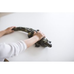 Green Rubber Toys - Krokodille