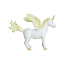 Green Rubber Toys - Pegasus med nuancer af guld