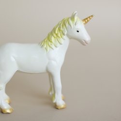 Green Rubber Toys - Pegasus med nuancer af guld