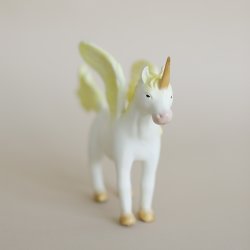 Green Rubber Toys - Pegasus med nuancer af guld