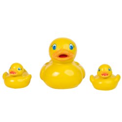 Green Rubber Toys - Bade&#230;nder - s&#230;t med 3