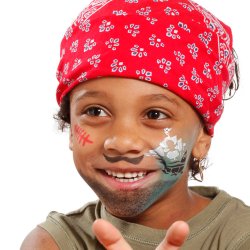 Grim&#39;tout - Stencil til teatersminke - Ridder &amp; Pirat