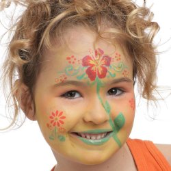 Grim&#39;tout - Stencil til teatersminke - Blomster