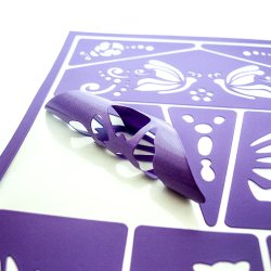 Grim&#39;tout - Stencil til teatersminke - Kat &amp; Sommerfugle