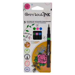 Grim'tout - Ink Tatoveringspen 3 stk - Complementary