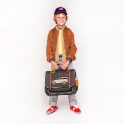 Jeune Premier - Skoletaske retro 16L - Camp Life