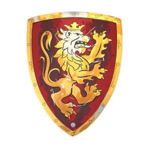 Liontouch - Skjold Small - Noble Knight Rød