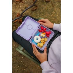 Yumbox - Snack Madkasse m. 3 rum - Lavande Purple/Unicorn