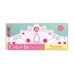 Mudpuppy - S&#230;t med 8 farv selv hatte &amp; kroner - Prinsesser