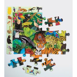 Mudpuppy - Puslespil 64 brk - S&#248;g &amp; find - Regnskov