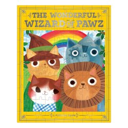 Mudpuppy - Puslespil 100 brk - The Wonderful Wizard of Pawz Bookish Cats