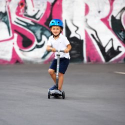 Micro - Hjelm - Dark Blue Metallic M