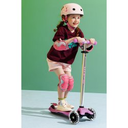 Micro - Kn&#230;- og Albuebeskyttere - Reflective Pink M