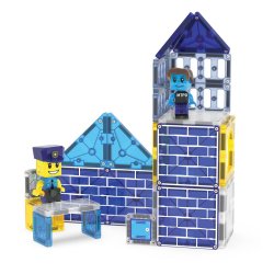 Magna-Tiles - Politistation 35 stk