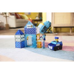 Magna-Tiles - Politistation 35 stk