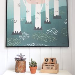 Michelle Carlslund - Plakat - 50 x 70 cm - Skoven