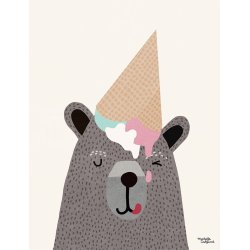 Michelle Carlslund - Plakat - 50 x 70 cm - Jeg elsker is