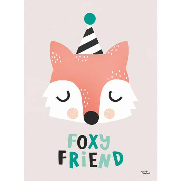 Michelle Carlslund - Plakat - 50 x 70 cm - Foxy Friend
