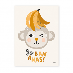 Michelle Carlslund - Plakat - 30 x 40 cm - Go Bananas
