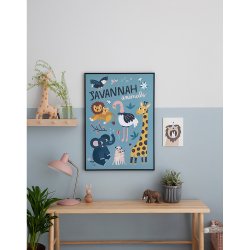 Michelle Carlslund - Plakat - 50 x 70 cm - Savannah animals