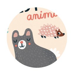 Michelle Carlslund - Plakat - 50 x 70 cm - Forest animals