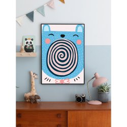 Michelle Carlslund - Plakat - 50 x 70 cm - Singing Bear