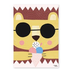Michelle Carlslund - Plakat - 50 x 70 cm - Summer Lion