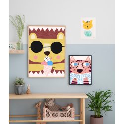 Michelle Carlslund - Plakat - 50 x 70 cm - Summer Lion