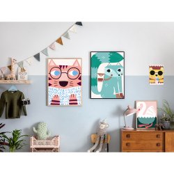 Michelle Carlslund - Plakat - 30 x 40 cm - Field Trip Fox