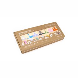 milaniwood - Tr&#230;spil - 2-i-1 spil verden rundt