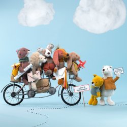 Moulin Roty - Tøjdyr - Bjørnen Gustav 30 cm - La bande à Jojo