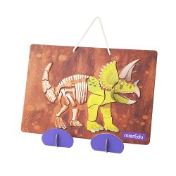 mierEdu - Magnetisk legetavle - Triceratops