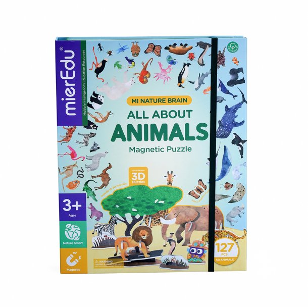 mierEdu - Magnetisk leges&#230;t - All About Animals (engelsk)