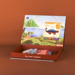 mierEdu - Magnetisk leges&#230;t - All About Dinosaurs (engelsk)