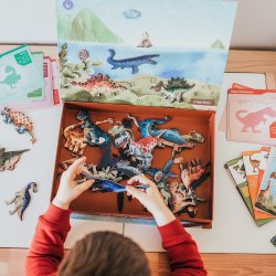 mierEdu - Magnetisk leges&#230;t - All About Dinosaurs (engelsk)