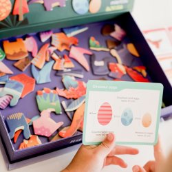 mierEdu - Magnetisk leges&#230;t - Dinosaurer