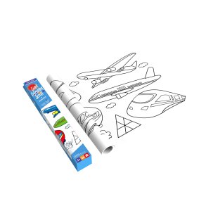 mierEdu - Kæmpebanner til farvelægning - Transportmidler