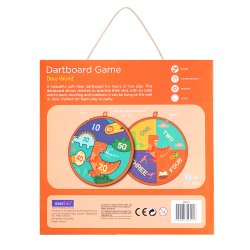 mierEdu - Dartspil med 6 bolde - Dinosaur