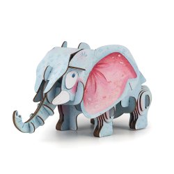 mierEdu - 3D puslespil med lyd - Elefant